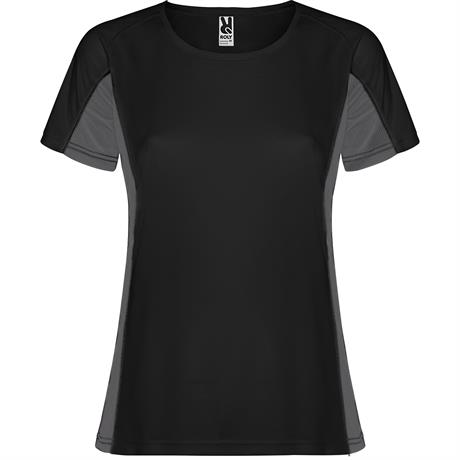 Спортивная футболка SHANGHAI WOMAN женская, ЧЕРНЫЙ/ТЕМНЫЙ ГРАФИТ L