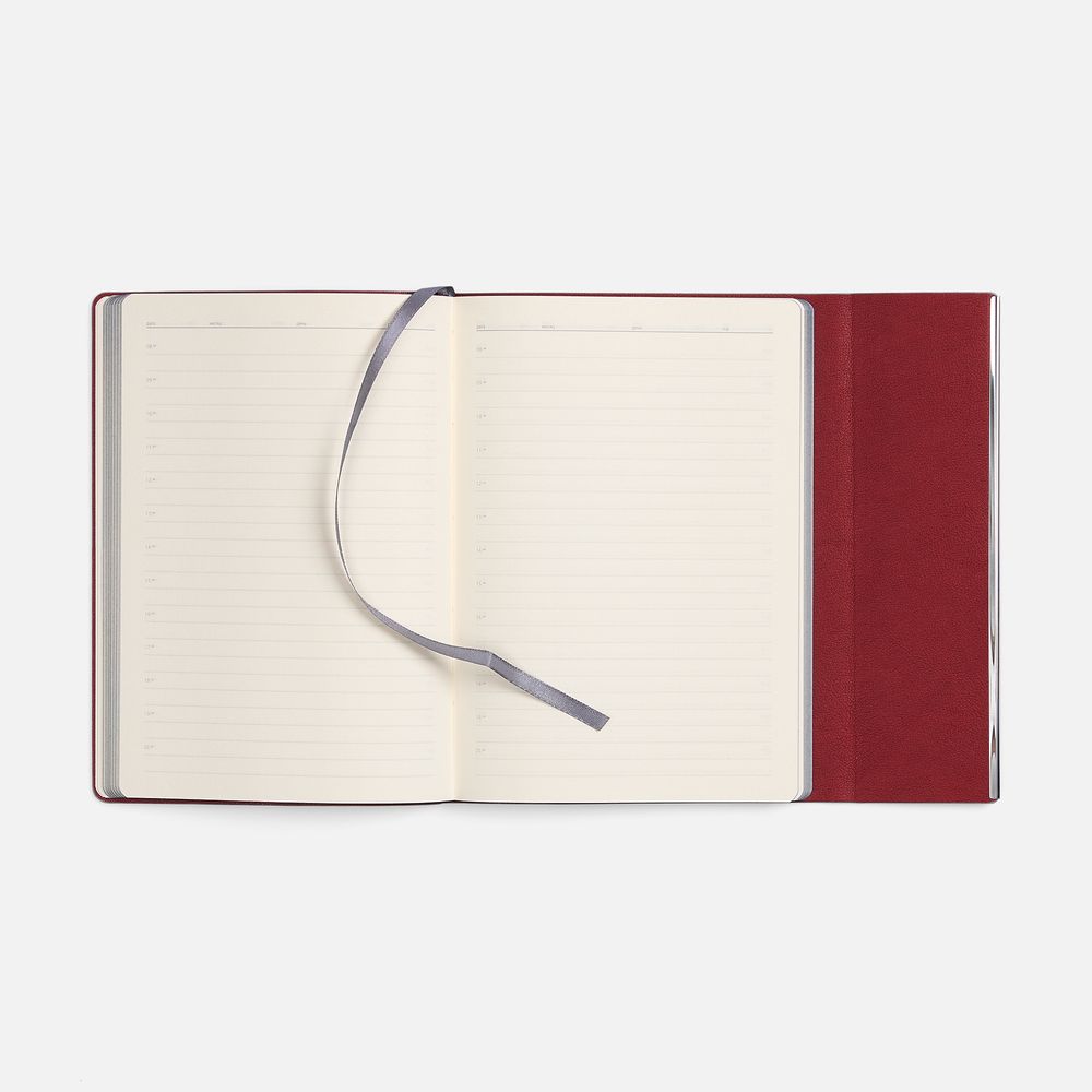 Ежедневник Petrus Flap, недатированный, красный