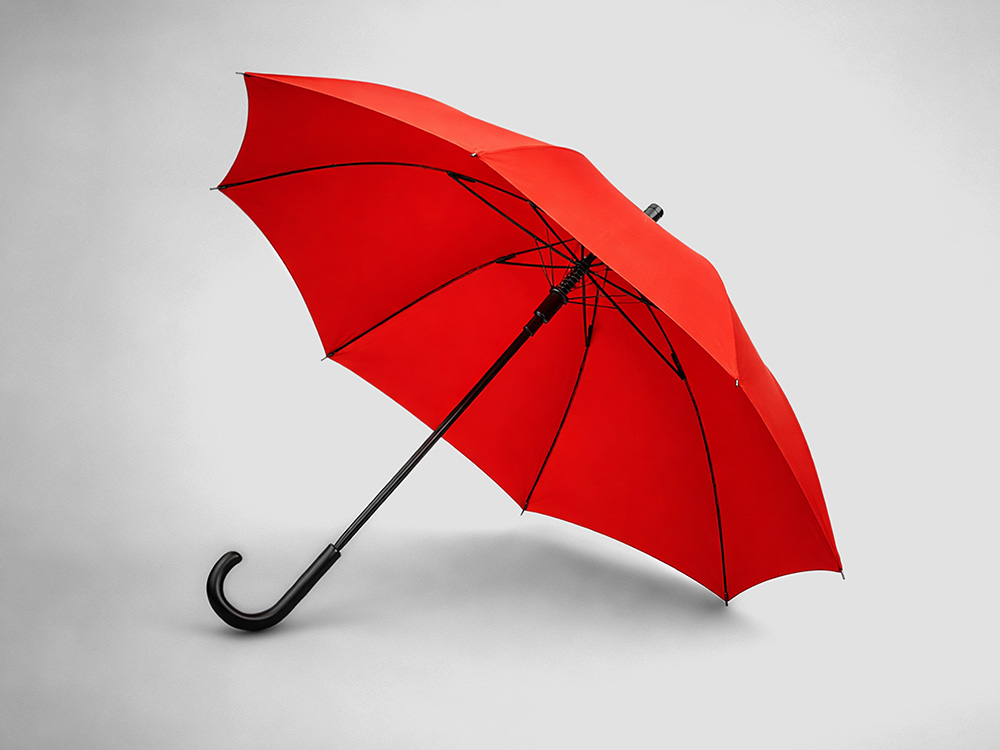 Зонт-трость полуавтомат Wetty с проявляющимся рисунком