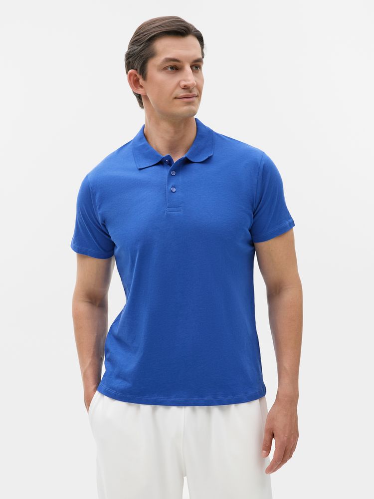 Рубашка поло мужская Prescott Men 170, ярко-синяя (royal)
