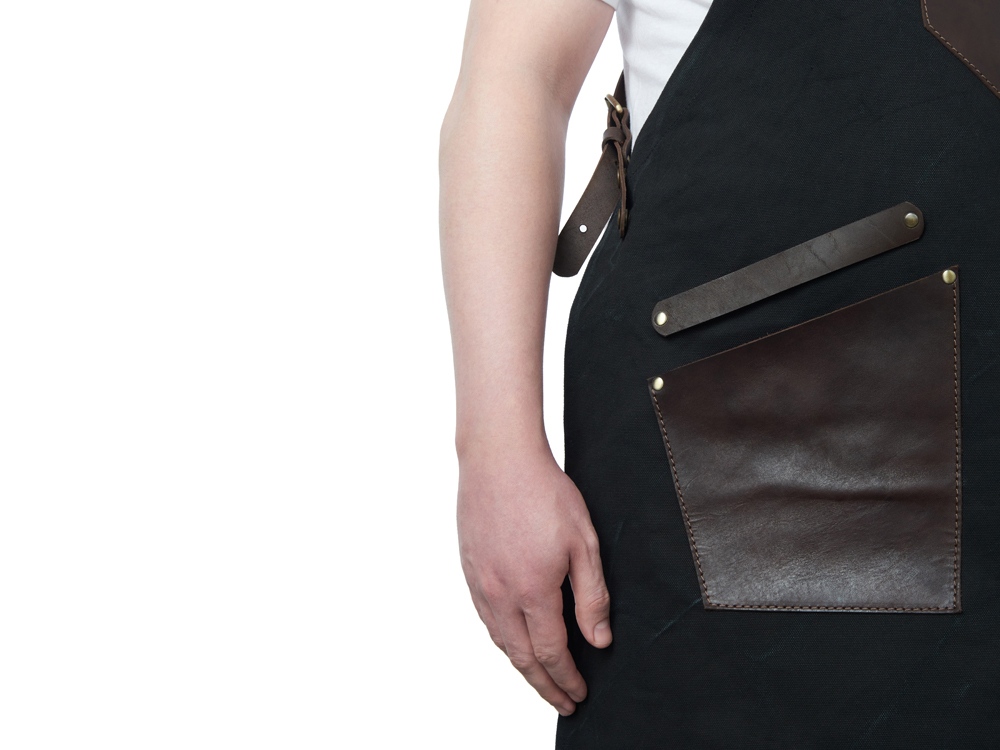 Фартук из канваса с карманами