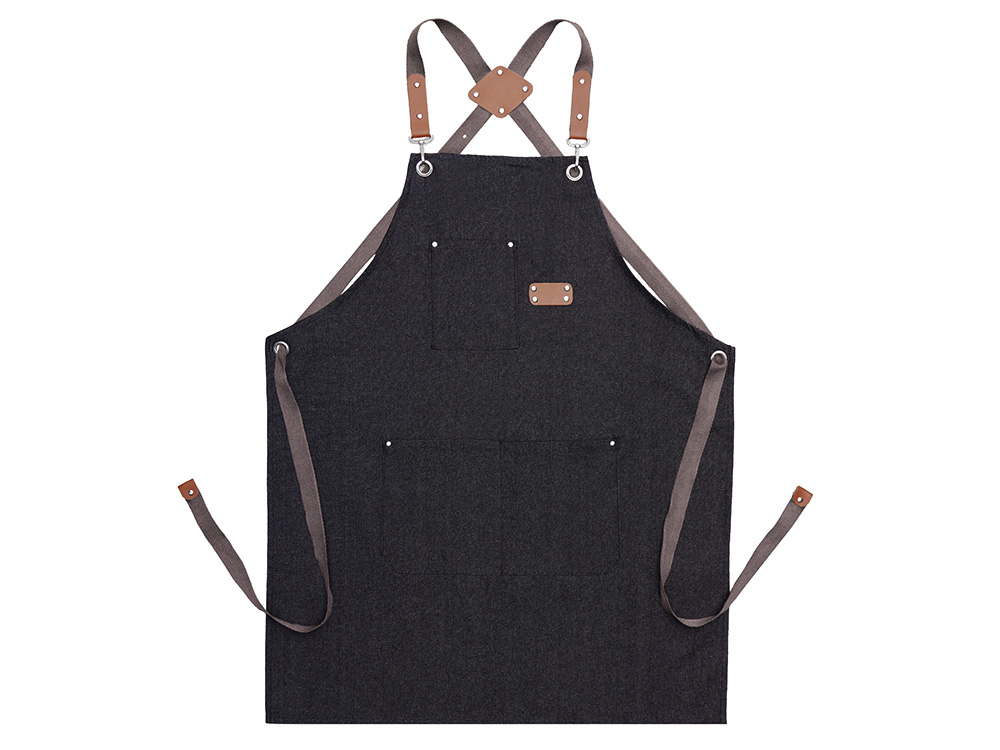 Джинсовый фартук с карманами Fry