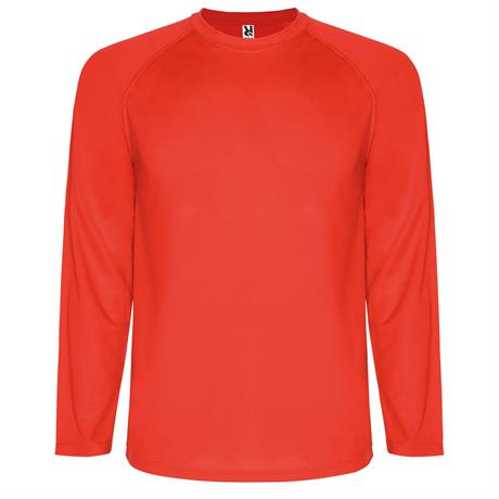 Спортивная футболка MONTECARLO L/S мужская, КРАСНЫЙ S