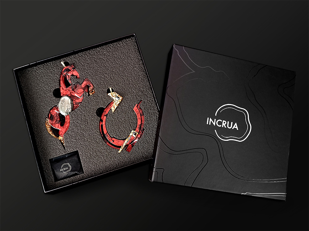 Набор елочных игрушек: Лошадь, Подкова