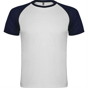 Спортивная футболка INDIANAPOLIS мужская, БЕЛЫЙ/МОРСКОЙ СИНИЙ 2XL